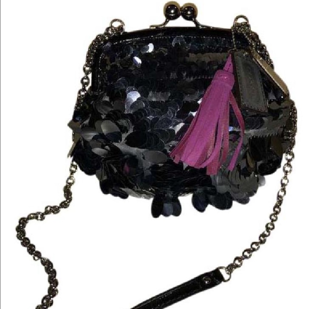 Authentic Limited Edition! Vintage Coach Sequin Frame Bag
